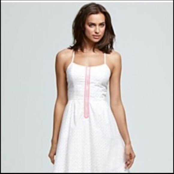 Lilly Pulitzer Neon Zip Resort Dot Fit Flare Dress - Picture 9 of 10